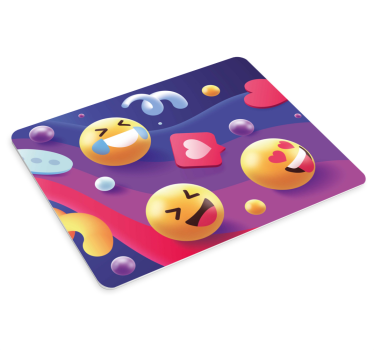 Gaming mouse pad colorful emoji collection - TenStickers