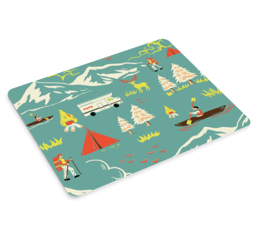 Gaming mouse pad outdoor adventure scene - TenStickers