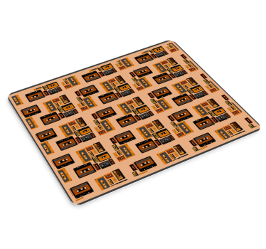 Gaming mouse pad retro cassette design - TenStickers