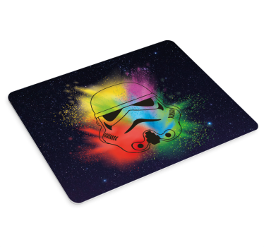 Gaming mouse pad colorful stormtrooper face - TenStickers