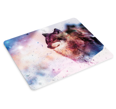 Gaming mouse pad majestic wolf portrait - TenStickers