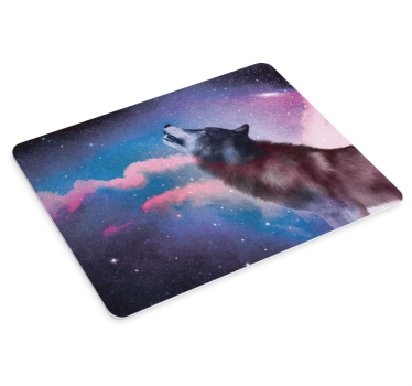 Gaming mouse pad majestic wolf howling - TenStickers