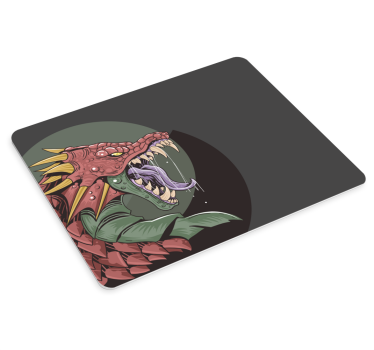 Gaming mouse pad ferocious dragon head - TenStickers