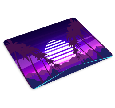 Vibrant sunset landscape gaming mouse pad - TenStickers