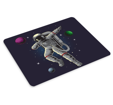 Gaming mouse pad astronaut floating in space - TenStickers
