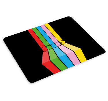 Gaming mouse pad with colorful pencil design - TenStickers
