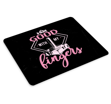 "unleash your game with a gaming mouse pad" - TenStickers