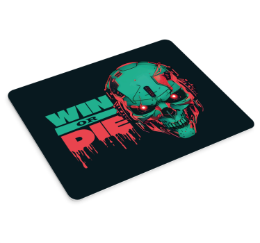 Win or die gaming mouse pad - TenStickers