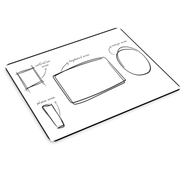 Gaming area mouse mat - TenStickers
