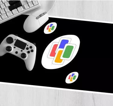 Colorful game cards gaming mouse pad - TenStickers