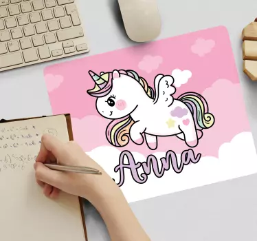 Cute unicorn fantasy gaming mouse pad - TenStickers
