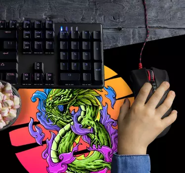 Fierce dragon artwork gaming mouse pad - TenStickers