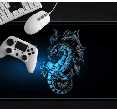 Fierce dragon design gaming mouse pad - TenStickers