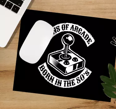 Gaming mouse pad arcade joystick heritage - TenStickers