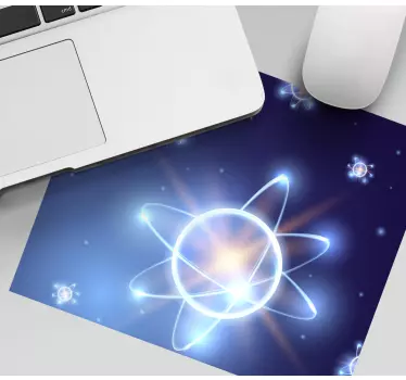 Gaming mouse pad atomic particle glow - TenStickers