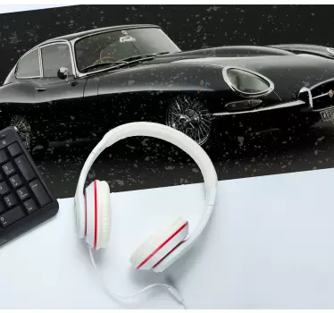 Gaming mouse pad classic car silhouette - TenStickers