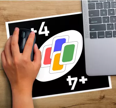 Gaming mouse pad colorful card set - TenStickers