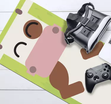 Gaming mouse pad cute animal design - TenStickers