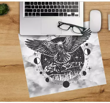 Gaming mouse pad majestic bird flight - TenStickers