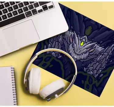 Gaming mouse pad mythical creature emblem - TenStickers