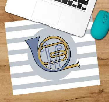 Gaming mouse pad treble clef - TenStickers
