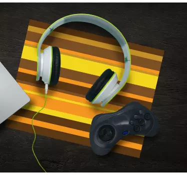 Gaming mouse pad with bold striped pattern - TenStickers