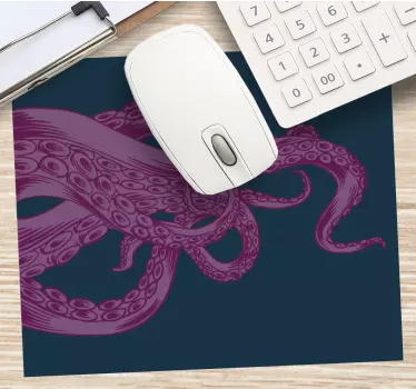Gaming mouse pad with octopus tentacle design - TenStickers