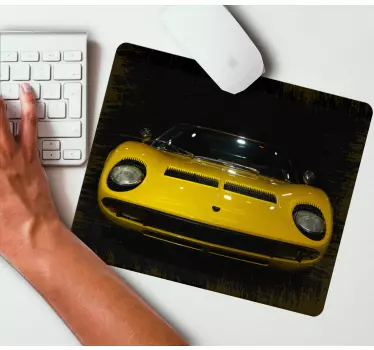Lamborghini front view gaming mouse pad - TenStickers