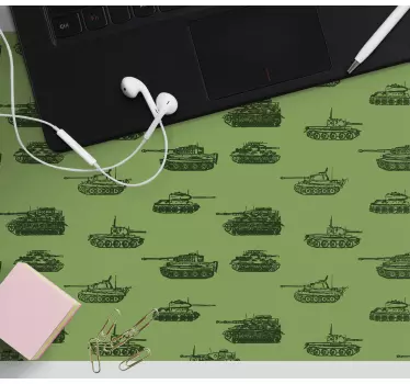 Military Vehicle Pattern gaming mouse pad - TenStickers