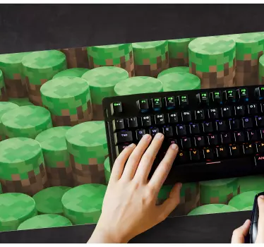 Minecraft gaming vinyl mouse pad - TenStickers