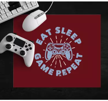 "play hard win easy gaming mouse pad" - TenStickers