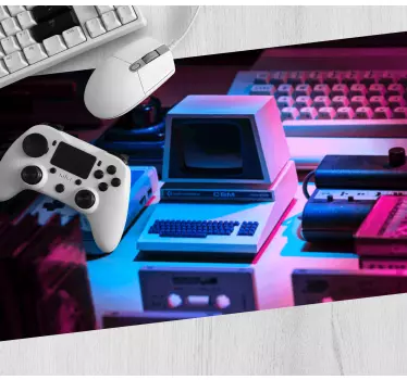 Retro gaming devices gaming mouse pad - TenStickers