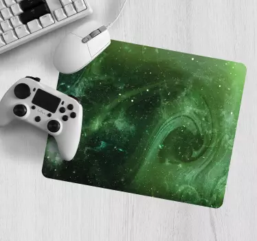 Vibrant space tapestry gaming mouse pad - TenStickers