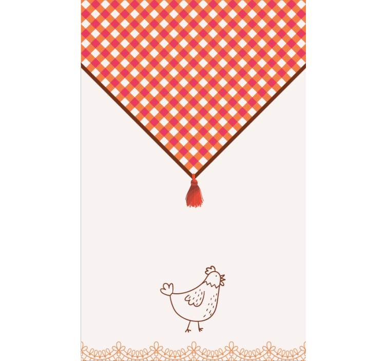 Traditional country style blinds in a kitchen - TenStickers