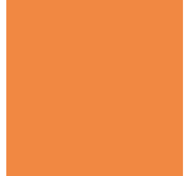 Orange monocolor blinds in a kitchen - TenStickers