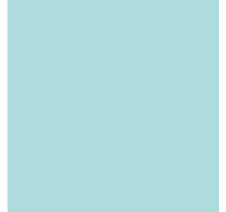 Light blue monocolor blinds in a kitchen - TenStickers