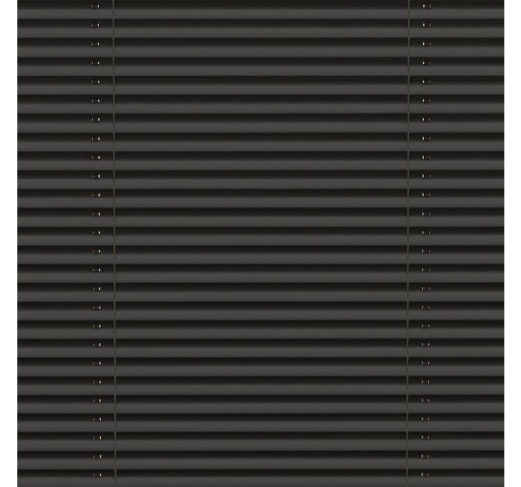 Black blind with gaps  blinds in a kitchen - TenStickers