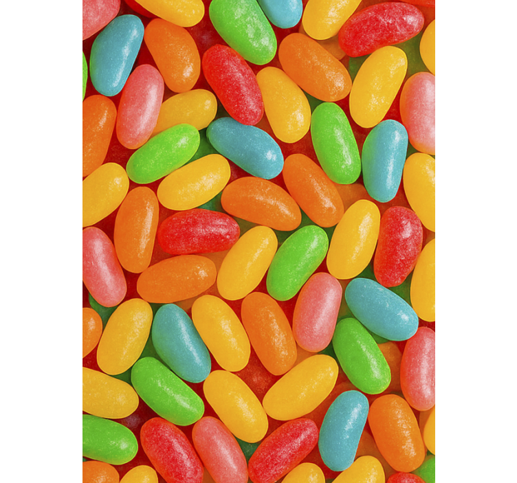 Colourful jelly beans blinds in a kitchen - TenStickers
