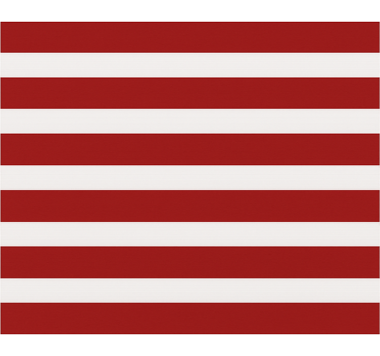 Red horizontal stripes blind kids - TenStickers