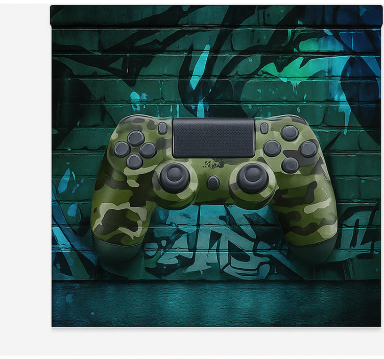 Cammo graffiti game controller blind geek - TenStickers