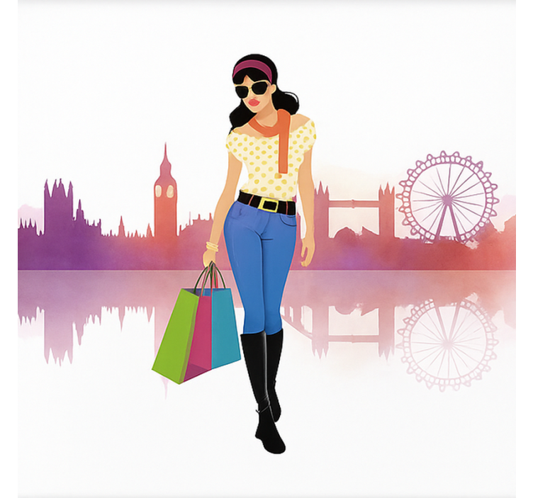 Londoner city girl teenage blind - TenStickers