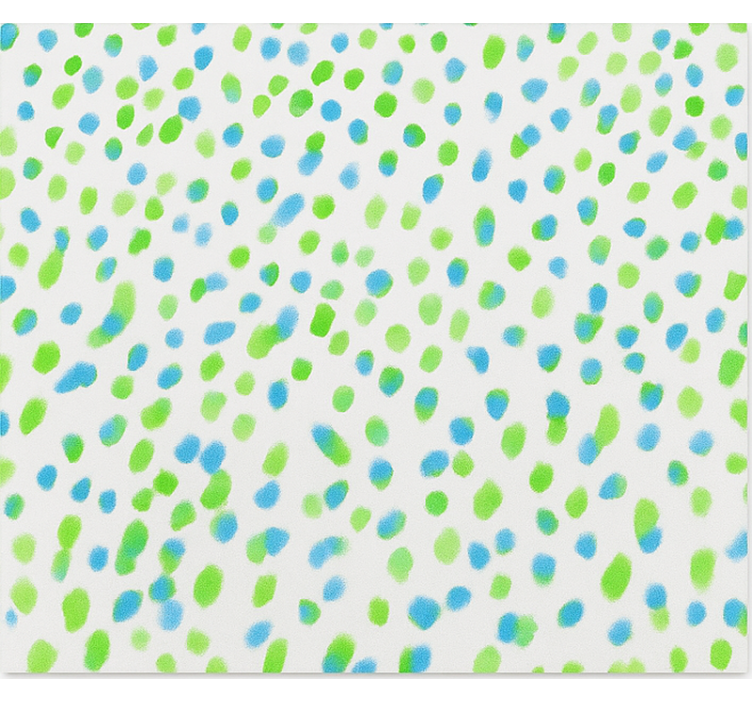 Blue and green dots teenage blind - TenStickers