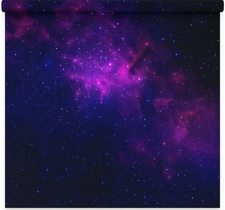 purple galaxy star teenage blind - TenStickers