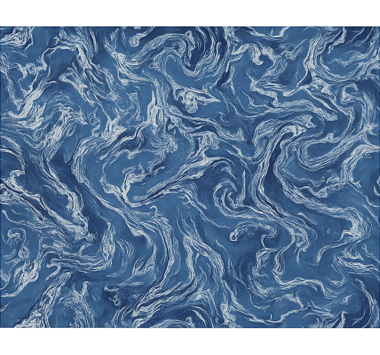 Indigo Marble Abstract teenage blind - TenStickers
