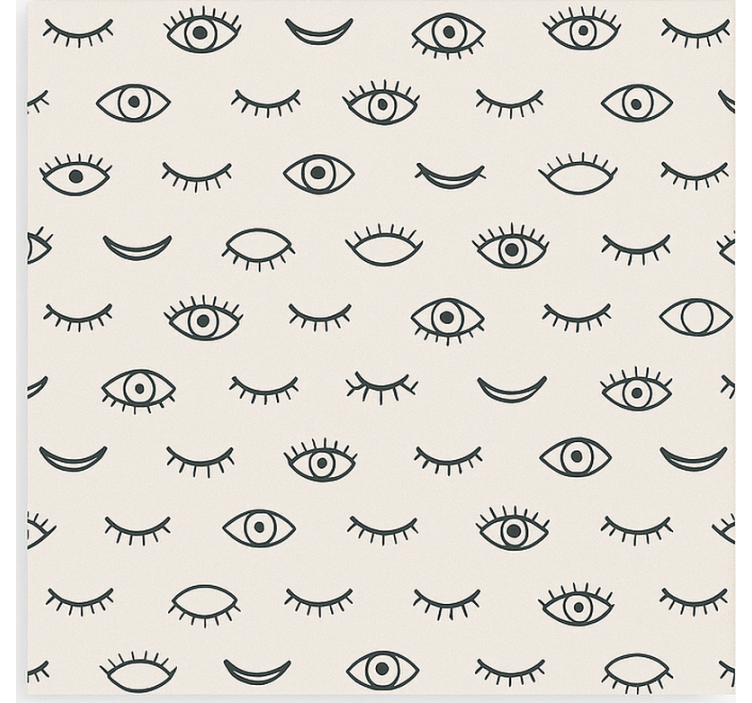 Eyelash eye pattern teenage blind - TenStickers