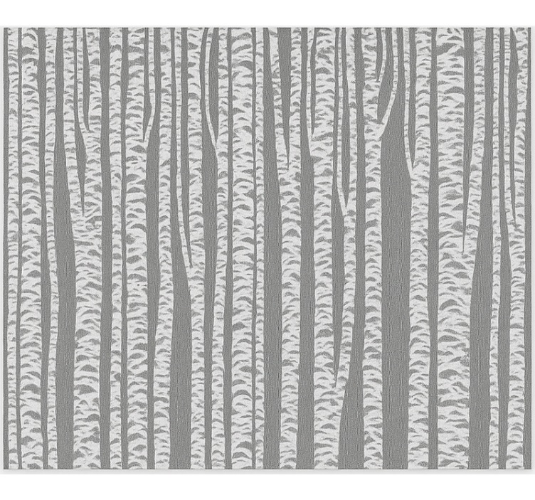 Grey tree bark print dining room blind - TenStickers