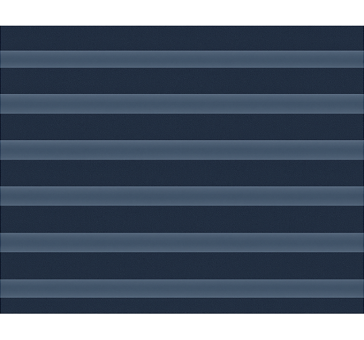 Navy midnight blue stripes  dining room blind - TenStickers