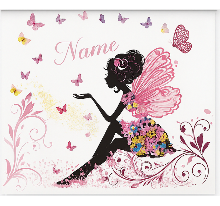 Fairy Custom Name teenage blind - TenStickers