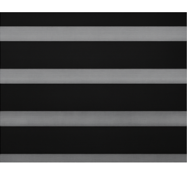 Blind office black sheer striped curtain - TenStickers