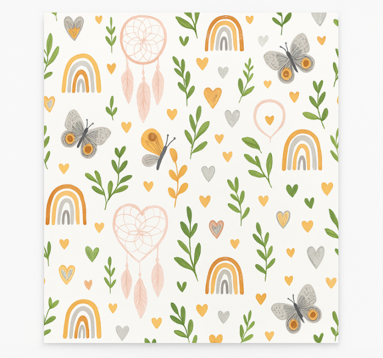 Scandinavian blind spring blooming nature - TenStickers